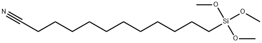 11-CYANOUNDECYLTRIMETHOXYSILANE Structure