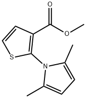 METHYL 2-(2,5-DIMETHYL-1H-PYRROL-1-YL)-3-THIOPHENECARBOXYLATE Struktur