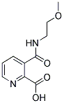 3-(N-(2-METHOXYETHYL)CARBAMOYL)PYRIDINE-2-CARBOXYLIC ACID Struktur