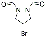 4-BROMODIHYDRO-1H-PYRAZOLE-1,2(3H)-DICARBALDEHYDE Struktur