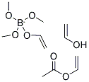 VINYLOXYTRIMETHYLBORATE-VINYL ACETATE-VINYL ALCOHOL Struktur