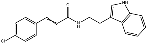 3-(4-CHLOROPHENYL)-N-[2-(1H-INDOL-3-YL)ETHYL]ACRYLAMIDE Struktur