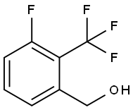 3-FLUORO-2-(TRIFLUOROMETHYL)BENZYL ALCOHOL Struktur