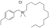 TETRADECYL DIMETHYL ETHYL BENZYL AMMONIUM CHLORIDE Struktur