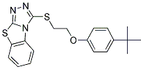 3-[2-(4-TERT-BUTYL-PHENOXY)-ETHYLSULFANYL]-BENZO[4,5]THIAZOLO[2,3-C][1,2,4]TRIAZOLE Struktur