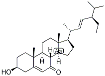 5,22-CHOLESTADIEN-24-BETA-ETHYL-3-BETA-OL-7-ONE Struktur