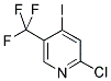 2-CHLORO-4-IODO-5-(TRIFLUOROMETHYL)PYRIDINE Struktur