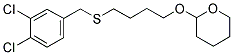 2-(4-[(3,4-DICHLOROBENZYL)THIO]BUTOXY)TETRAHYDRO-2H-PYRAN Struktur
