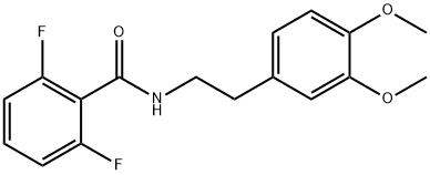 (2,6-DIFLUOROPHENYL)-N-(2-(3,4-DIMETHOXYPHENYL)ETHYL)FORMAMIDE Struktur