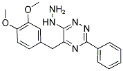 5-(3,4-DIMETHOXYBENZYL)-6-HYDRAZINO-3-PHENYL-1,2,4-TRIAZINE Struktur