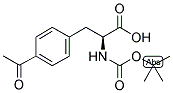 BOC-4-ACETYL-L-PHENYLALANINE Struktur