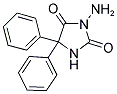 3-AMINO-5,5-DIPHENYLIMIDAZOLIDINE-2,4-DIONE Struktur