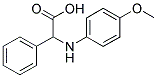 (4-METHOXY-PHENYLAMINO)-PHENYL-ACETIC ACID Struktur