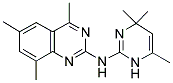 4,6,8-TRIMETHYL-N-(4,4,6-TRIMETHYL-1,4-DIHYDROPYRIMIDIN-2-YL)QUINAZOLIN-2-AMINE Struktur