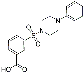 3-(4-PHENYL-PIPERAZINE-1-SULFONYL)-BENZOIC ACID Struktur