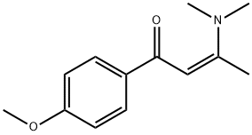 (Z)-3-(DIMETHYLAMINO)-1-(4-METHOXYPHENYL)-2-BUTEN-1-ONE Struktur