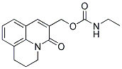 N-ETHYLCARBAMIC ACID, 2,3-DIHYDRO-5-OXO-(1H,5H)-BENZO[IJ]QUINOLIZIN-6-YL ESTER Struktur