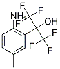 2-(2-AMINO-5-METHYLPHENYL)-1,1,1,3,3,3-HEXAFLUORO-2-PROPANOL Struktur