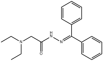 2-(DIETHYLAMINO)-N'-(DIPHENYLMETHYLENE)ACETOHYDRAZIDE Struktur