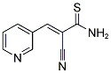 2-CYANO-3-PYRIDIN-3-YL-THIOACRYLAMIDE Struktur