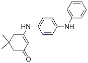 5,5-DIMETHYL-3-((4-(PHENYLAMINO)PHENYL)AMINO)CYCLOHEX-2-EN-1-ONE Struktur