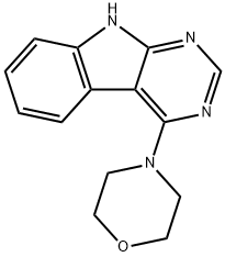 4-MORPHOLINO-9H-PYRIMIDO[4,5-B]INDOLE Struktur