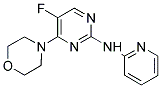 5-FLUORO-4-MORPHOLIN-4-YL-N-PYRIDIN-2-YLPYRIMIDIN-2-AMINE Struktur