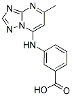 3-[(5-METHYL[1,2,4]TRIAZOLO[1,5-A]PYRIMIDIN-7-YL)AMINO]BENZOIC ACID Struktur