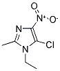 5-CHLORO-1-ETHYL-4-NITRO-2-METHYL-1H-IMIDAZOLE Struktur