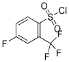 4-FLUORO-2-(TRIFLUOROMETHYL)BENZENESULPHONYL CHLORIDE Struktur