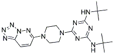 N2,N4-DITERT-BUTYL-6-(4-(TETRAZOLO[1,5-B]PYRIDAZIN-6-YL)PIPERAZIN-1-YL)-1,3,5-TRIAZINE-2,4-DIAMINE Struktur