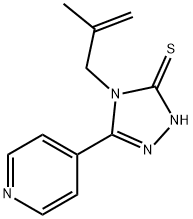 4-(2-METHYL-ALLYL)-5-PYRIDIN-4-YL-4H-[1,2,4]TRIAZOLE-3-THIOL Struktur