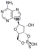 RP-ADENOSINE-3',5'-CYCLIC MONOPHOSPHOROTHIOATE Struktur