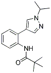 2,2-DIMETHYL-N-[2-(1-ISOPROPYL-(1H)-PYRAZOL-4-YL)PHENYL]PROPANAMIDE Struktur