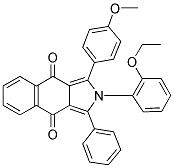 2-(2-ETHOXYPHENYL)-1-(4-METHOXYPHENYL)-3-PHENYL-2H-BENZO[F]ISOINDOLE-4,9-DIONE Struktur