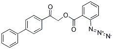 2-[1,1'-BIPHENYL]-4-YL-2-OXOETHYL 2-AZIDOBENZOATE Struktur