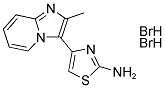 4-(2-METHYLIMIDAZO[1,2-A]PYRIDIN-3-YL)-THIAZOL-2-YLAMINE DIHYDROBROMIDE Struktur