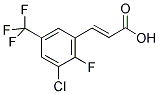 3-CHLORO-2-FLUORO-5-(TRIFLUOROMETHYL)CINNAMIC ACID Struktur