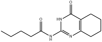 N-(4-OXO-3,4,5,6,7,8-HEXAHYDRO-2-QUINAZOLINYL)PENTANAMIDE Struktur