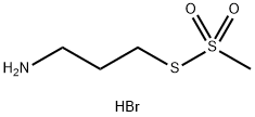 3-AMINOPROPYL METHANETHIOSULFONATE, HYDROBROMIDE, 92953-13-4, 結(jié)構(gòu)式