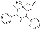 4-ALLYL-1,3,5-TRIMETHYL-2,6-DIPHENYLPIPERIDIN-4-OL Struktur