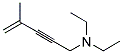 1-DIETHYLAMINO-4-METHYL-4-PENTEN-2-YNE Struktur