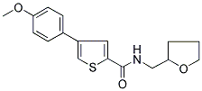 4-(4-METHOXYPHENYL)-N-TETRAHYDROFURFURYLTHIOPHENE-2-CARBOXAMIDE Struktur