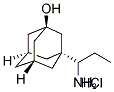 3-(1-AMINO-PROPYL)-ADAMANTAN-1-OL HYDROCHLORIDE Struktur