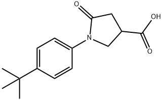 1-(4-TERT-BUTYLPHENYL)-5-OXOPYRROLIDINE-3-CARBOXYLIC ACID Struktur