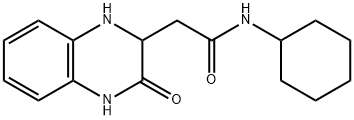 N-CYCLOHEXYL-2-(3-OXO-1,2,3,4-TETRAHYDRO-QUINOXALIN-2-YL)-ACETAMIDE Struktur