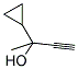 2-CYCLOPROPYL-3-BUTYN-2-OL Struktur