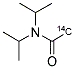 N,N-DIISOPROPYLACETAMIDE, [3-14C] Struktur