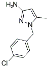 1-(4-CHLORO-BENZYL)-5-METHYL-1H-PYRAZOL-3-YLAMINE Struktur