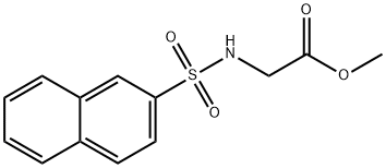 METHYL 2-((2-NAPHTHYLSULFONYL)AMINO)ACETATE Struktur